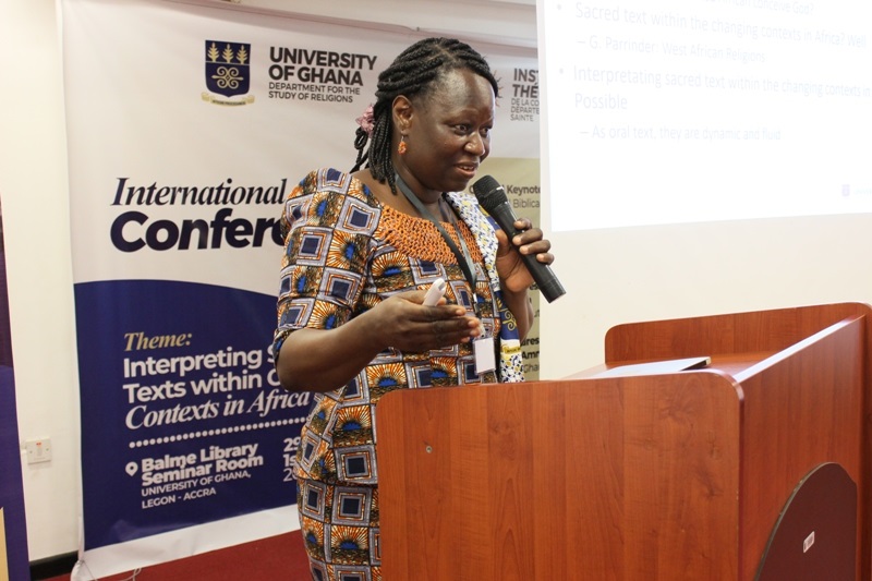 Head, Department for the Study of Religions; Prof. Rose Mary Amenga-Etego