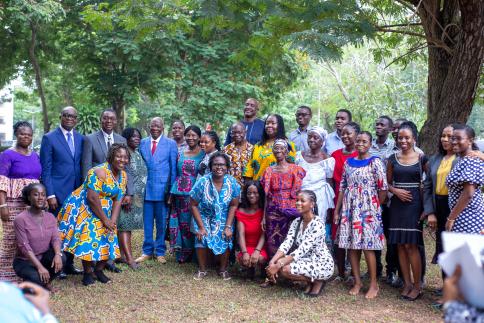 Participants after the ceremony.