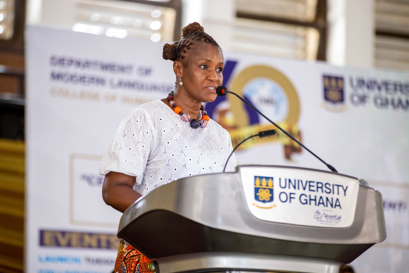 Dr. Joanna Boampong, Head of the Department of Modern Languages Department