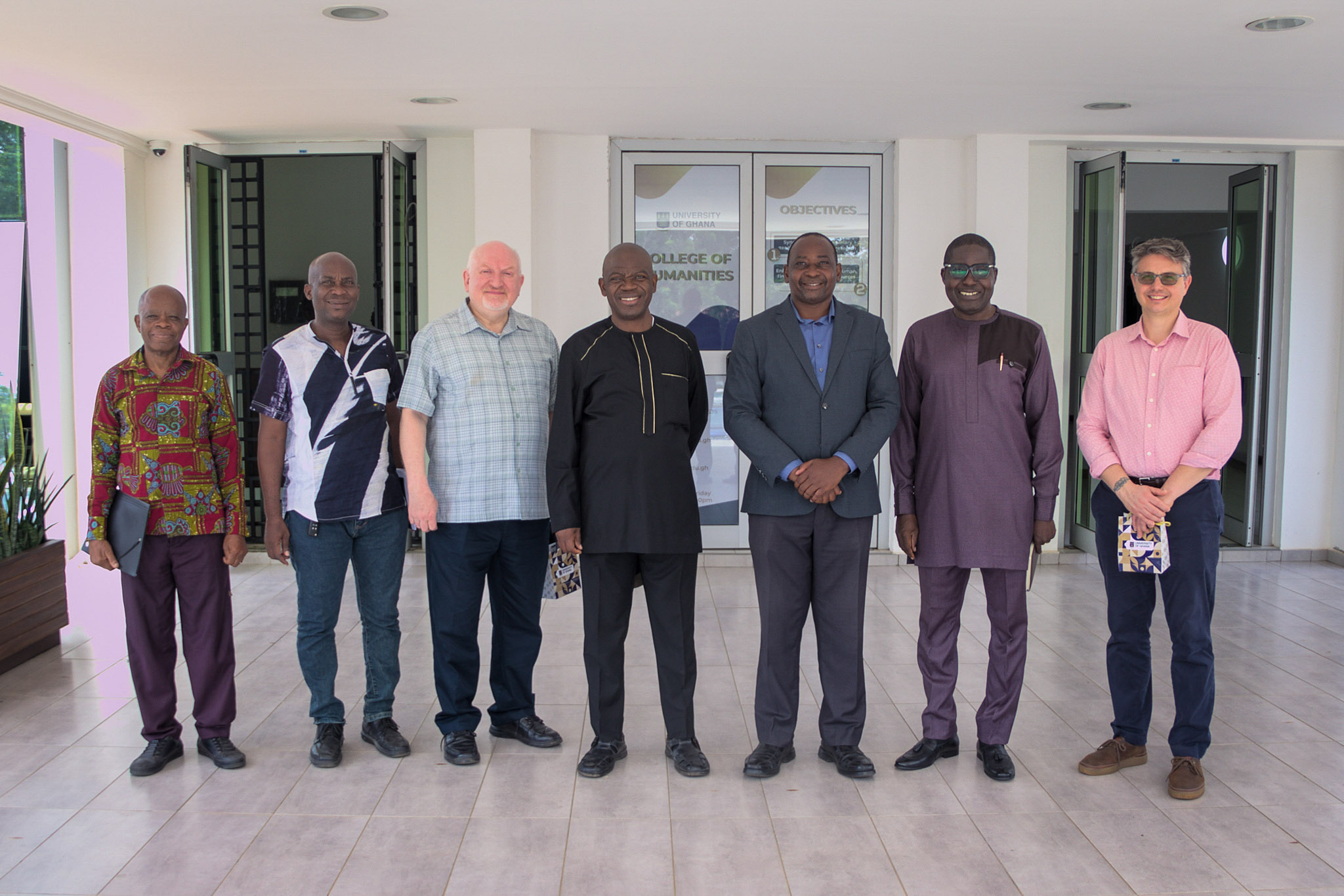 Courtesy Visit by Yale Professors to The Office of The Provost, College of Humanities